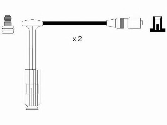 NGK 0757 Комплект проводов зажигания