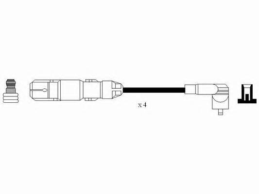 NGK 7061 Комплект дротів запалювання