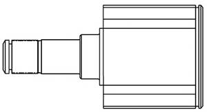 GSP 661011 Шарнирный комплект, приводной