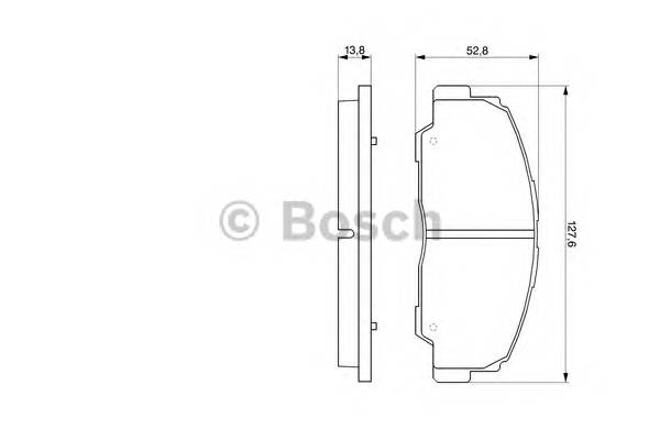 BOSCH 0 986 424 297 Комплект гальмівних колодок,