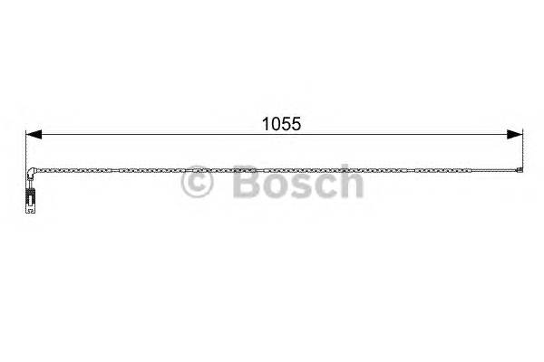 BOSCH 1 987 473 001 Сигнализатор, износ тормозных