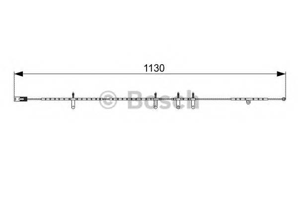 BOSCH 1 987 473 016 Сигнализатор, износ тормозных