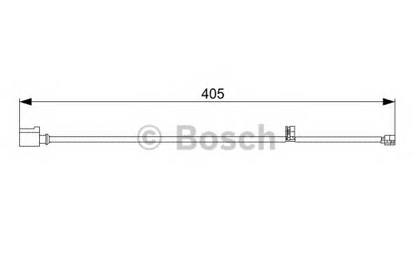 BOSCH 1 987 473 025 Сигнализатор, износ тормозных