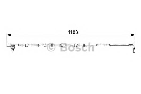 BOSCH 1 987 473 031 Сигналізатор, знос гальмівних