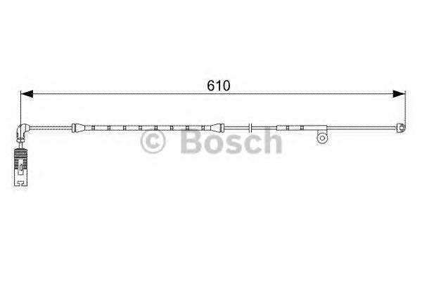 BOSCH 1 987 473 047 Сигнализатор, износ тормозных