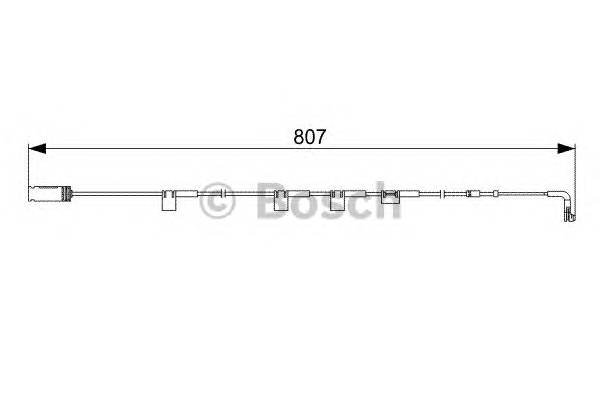 BOSCH 1 987 473 058 Сигналізатор, знос гальмівних