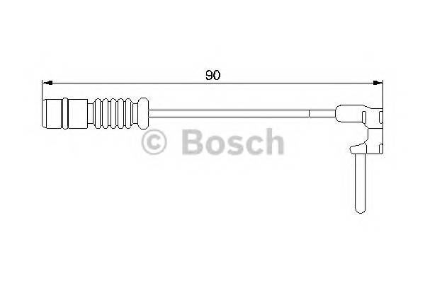 BOSCH 1 987 474 901 Сигнализатор, износ тормозных