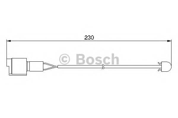 BOSCH 1 987 474 910 Сигнализатор, износ тормозных