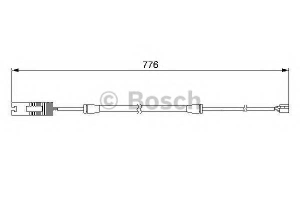 BOSCH 1 987 474 925 Сигнализатор, износ тормозных