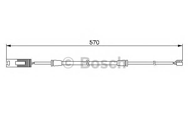 BOSCH 1 987 474 954 Сигнализатор, износ тормозных