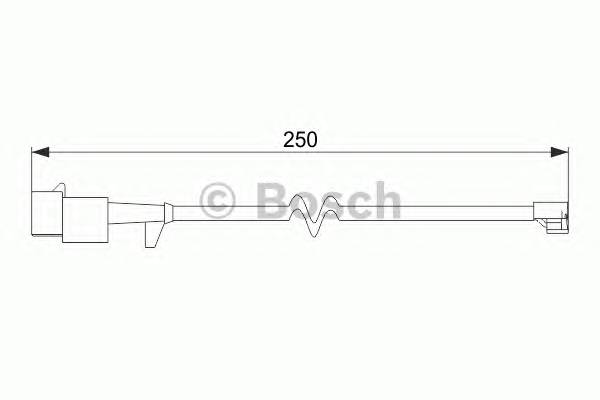 BOSCH 1 987 474 574 Сигнализатор, износ тормозных