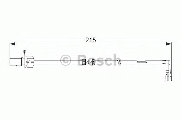 BOSCH 1 987 474 489 Сигнализатор, износ тормозных