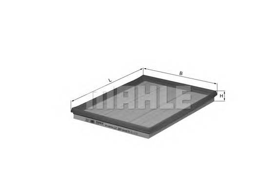 KNECHT LX 390 Повітряний фільтр