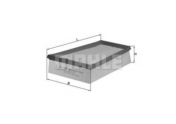 KNECHT LX 957/3 Повітряний фільтр