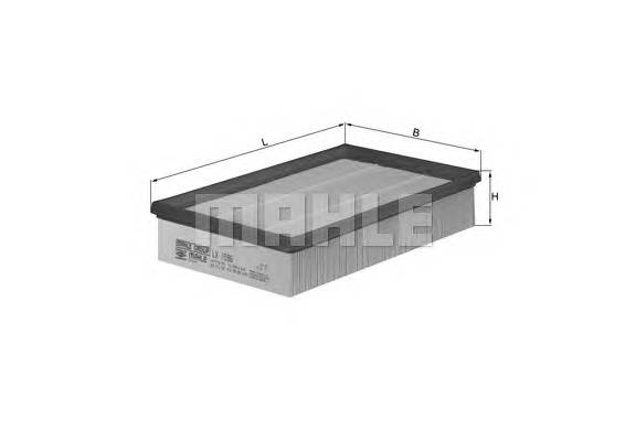 KNECHT LX 1596 Воздушный фильтр