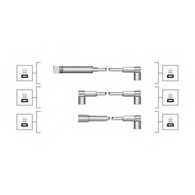 MAGNETI MARELLI 941319170013 Комплект проводів запалення