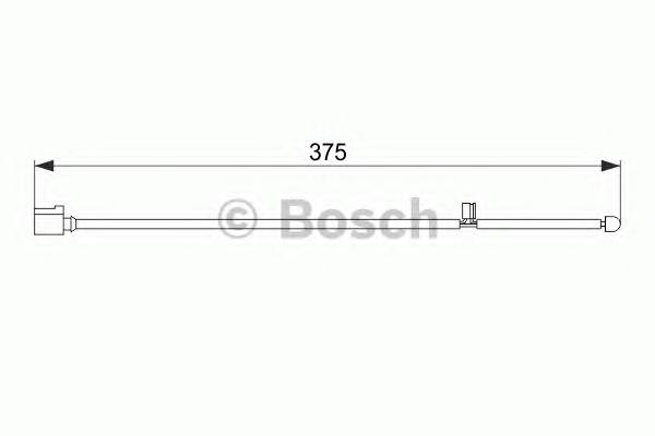 BOSCH 1 987 474 562 Сигнализатор, износ тормозных