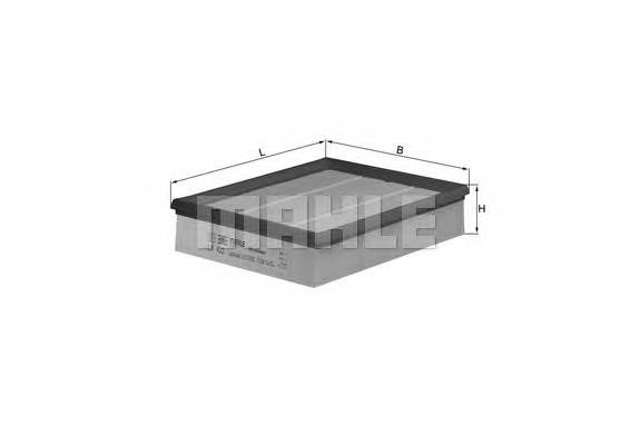 KNECHT LX 422 Повітряний фільтр