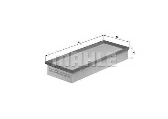 KNECHT LX 521 Повітряний фільтр