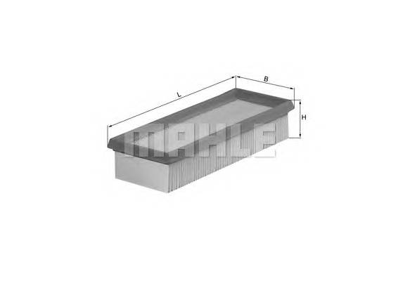 KNECHT LX 580 Повітряний фільтр