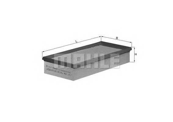 KNECHT LX 583 Повітряний фільтр