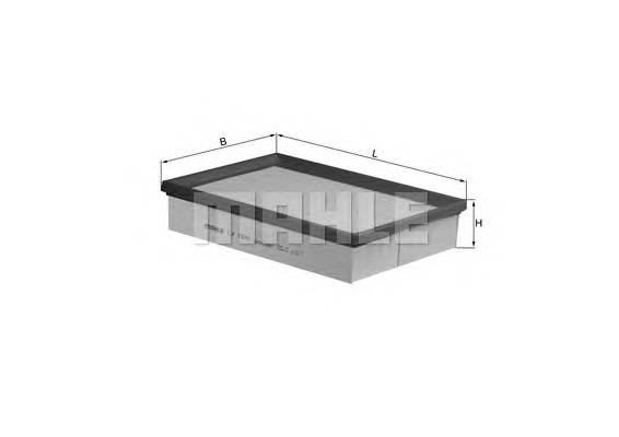 KNECHT LX 1570 Повітряний фільтр