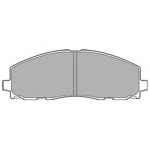 DELPHI LP2694 Комплект гальмівних колодок,