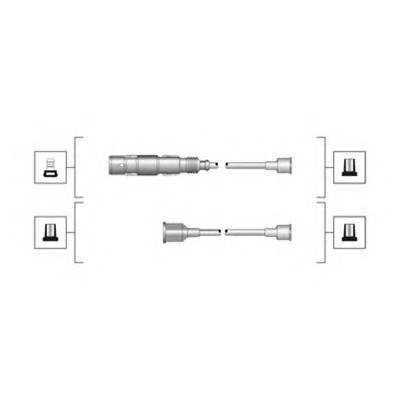 MAGNETI MARELLI 941319170036 Комплект проводів запалення