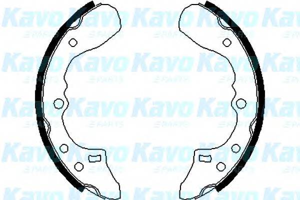 KAVO PARTS BS-5408 Комплект тормозных колодок