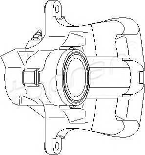 TOPRAN 110 286 Тормозной суппорт