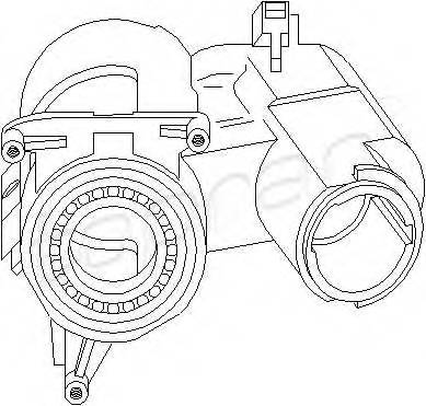 TOPRAN 103 559 Замок валу рульового