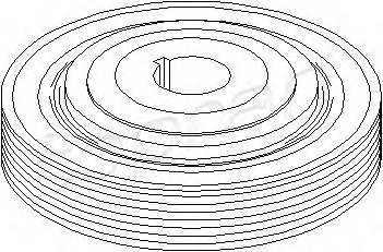 TOPRAN 721 971 Ременный шкив, коленчатый