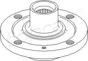 TOPRAN 720 200 Маточина колеса