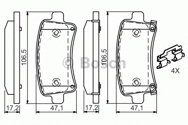 BOSCH 0986494668 запчасть