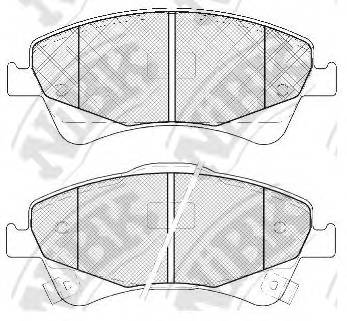 NiBK PN1837 Колодки гальмівні