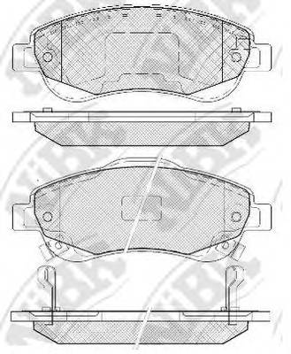 NiBK PN8808 Колодки гальмівні