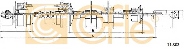 COFLE 11.303 Трос зчеплення
