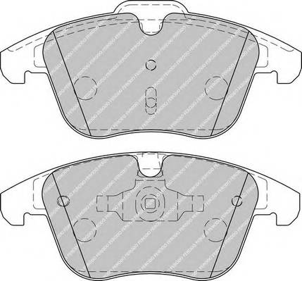 FERODO FDB1897 Комплект гальмівних колодок,