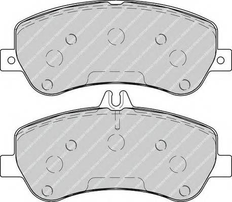 FERODO FDB4219 Комплект гальмівних колодок,
