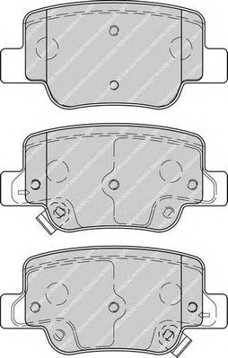 FERODO FDB4275 Комплект тормозных колодок,