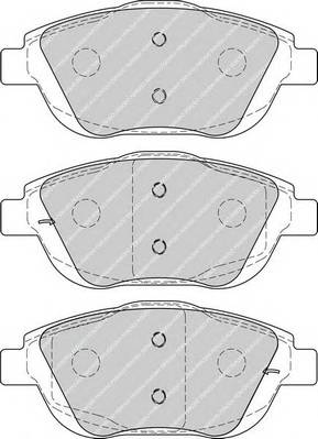 FERODO FDB4288 Комплект тормозных колодок,