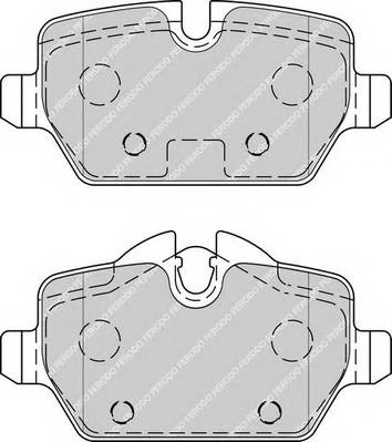 FERODO FDB4383 Комплект тормозных колодок,