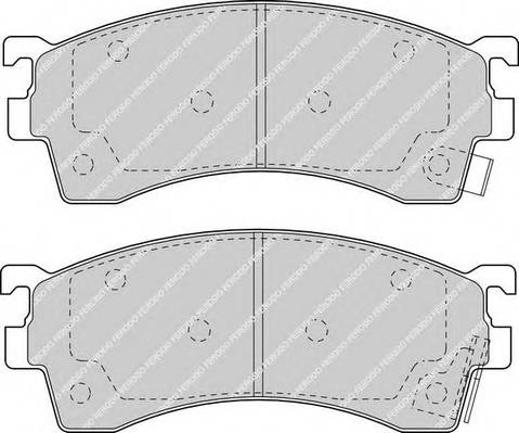 FERODO FDB950 Комплект тормозных колодок,