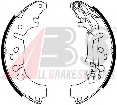 A.B.S. 9215 Комплект тормозных колодок