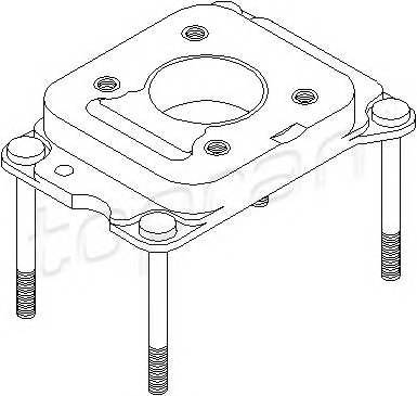 TOPRAN 100 621 Фланец, карбюратор
