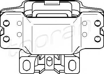 TOPRAN 110 761 Подвеска, двигатель