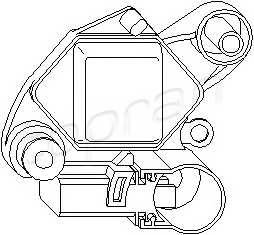 TOPRAN 107 825 Регулятор генератора