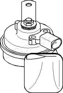 TOPRAN 111 072 Звуковой сигнал