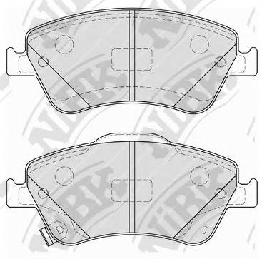 NiBK PN1835 Колодки гальмівні