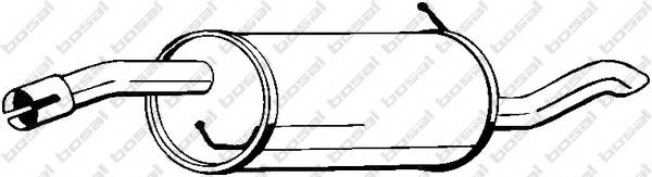 BOSAL 154-201 Глушник вихлопних газів